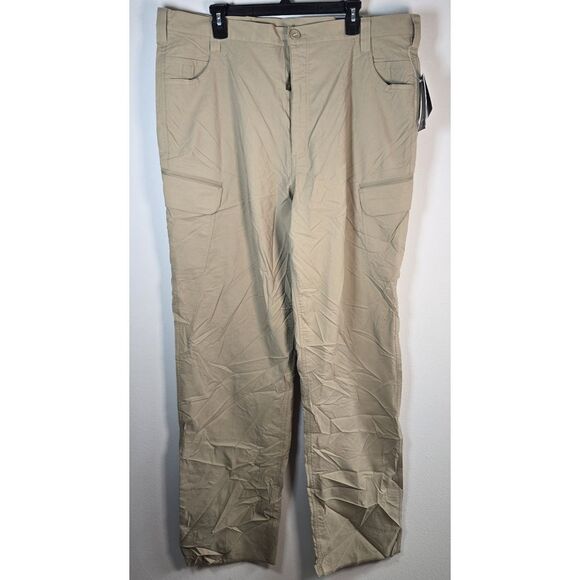 Propper Pants Womens 20 Khaki Tactical Uniform Summerweight‎ Unhemmed UPF Cargo - Picture 1 of 11